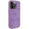 Guess GUHCP15XP4EPMU iPhone 15 Pro Max 6.7 fioletowy/light purple hardcase Leather 4G Stamped